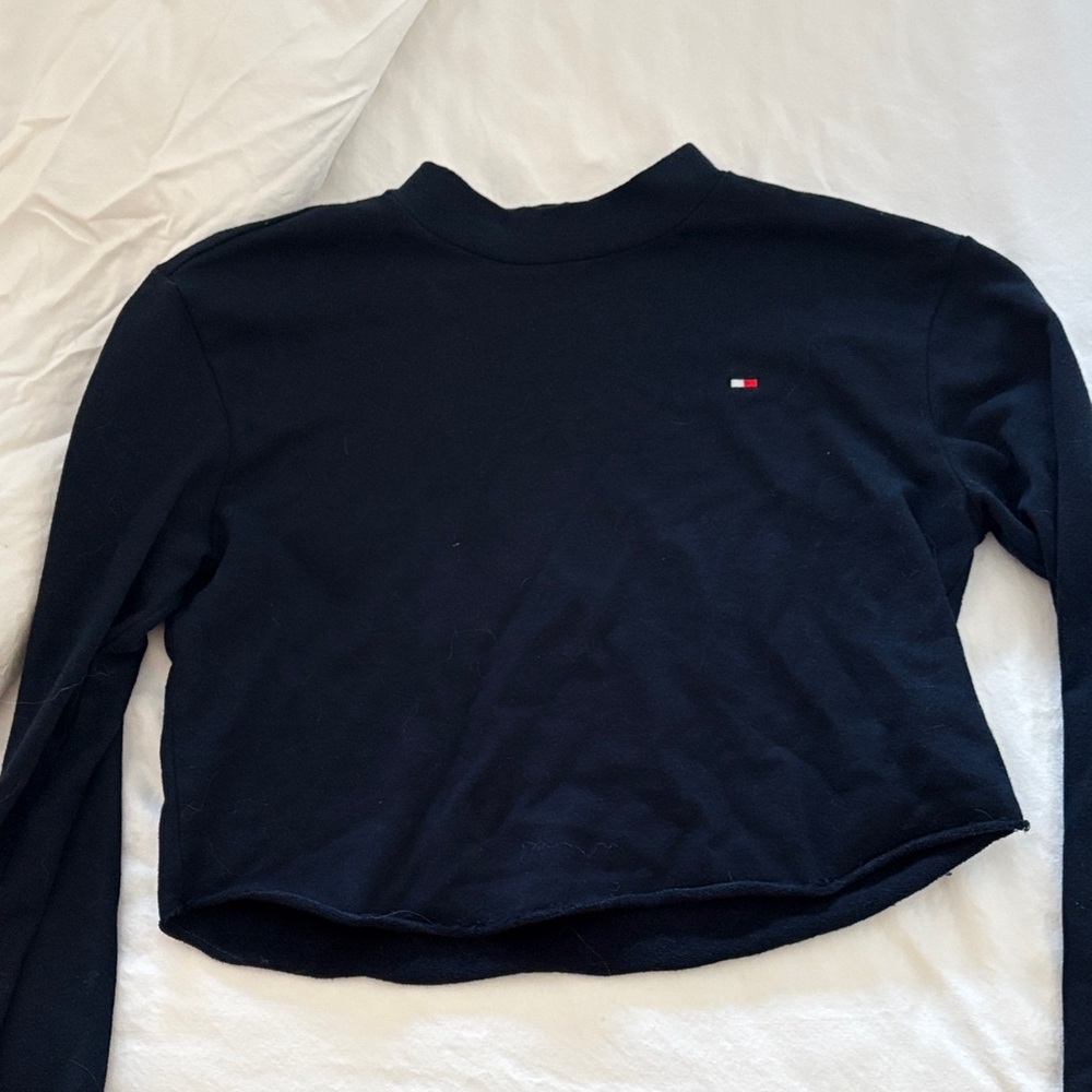 Tommy Hilfiger Women's Navy Long Sleeve Tee